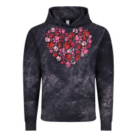 Cloud Black dog valentine Vintage Hoodie - MaliasSmallBusiness