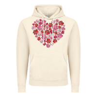Vintage Artic dog valentine Vintage Hoodie - MaliasSmallBusiness