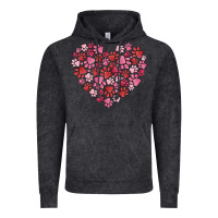 Vintage Black dog valentine Vintage Hoodie - MaliasSmallBusiness