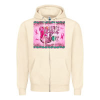 Sandshell Give Cancer the boot Zipper Hoodie - NancyCooperArtShop