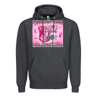 Smoke Give Cancer the boot Zipper Hoodie - NancyCooperArtShop