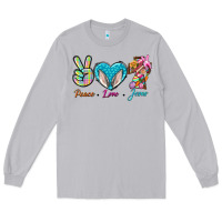 Peace Love Easter Jesus Long Sleeve Tee | Teevron
