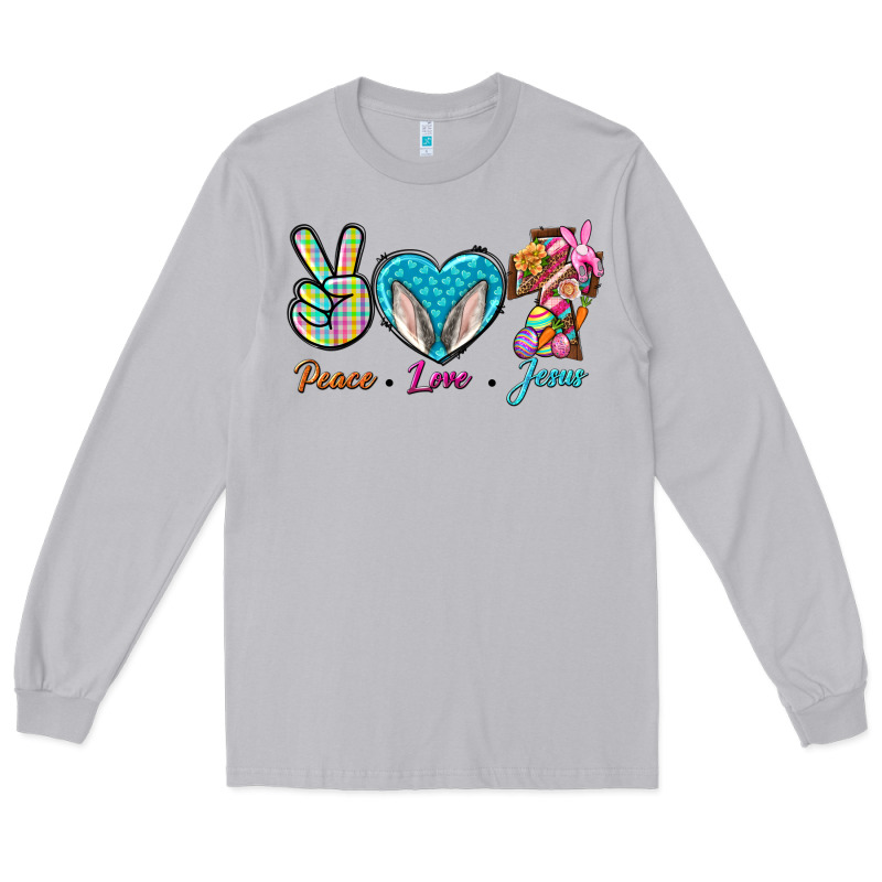 Peace Love Easter Jesus Long Sleeve Tee by BundleAndBundleShop | Teevron