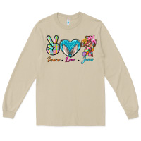 Mushroom Peace Love Easter Jesus Long Sleeve Tee - BundleAndBundleShop