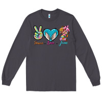 Smoke Peace Love Easter Jesus Long Sleeve Tee - BundleAndBundleShop