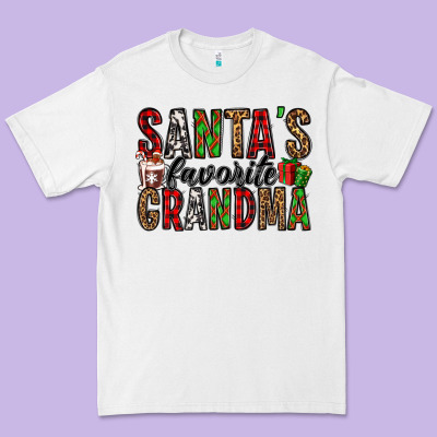 Santa's Favorite Grandma Premium Tee Designed By Jasminsmagicworld