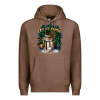 Chestnut let it snow Premium Hoodie - CowGirlArtShop