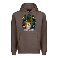 Coffee let it snow Premium Hoodie - CowGirlArtShop