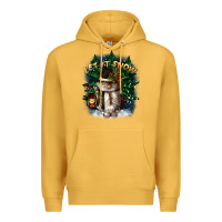 Mustard let it snow Premium Hoodie - CowGirlArtShop