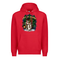 Red let it snow Premium Hoodie - CowGirlArtShop