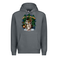 Rock let it snow Premium Hoodie - CowGirlArtShop