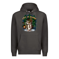 Smoke let it snow Premium Hoodie - CowGirlArtShop