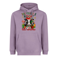 Lavender have yourself a little christmas cow Heavyweight Hoodie - CowGirlArtShop