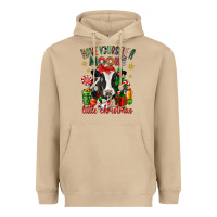 Mushroom have yourself a little christmas cow Heavyweight Hoodie - CowGirlArtShop