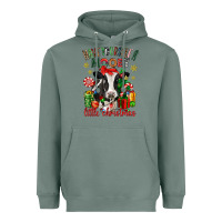 Sage have yourself a little christmas cow Heavyweight Hoodie - CowGirlArtShop