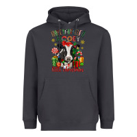 Smoke have yourself a little christmas cow Heavyweight Hoodie - CowGirlArtShop