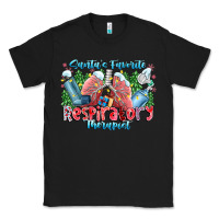 Black santa's favorite respiratory therapist Classic Tee - CowhideDigitalArt