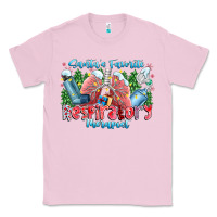 Bubblegum Pink santa's favorite respiratory therapist Classic Tee - CowhideDigitalArt