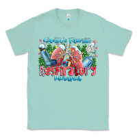 Seafoam santa's favorite respiratory therapist Classic Tee - CowhideDigitalArt