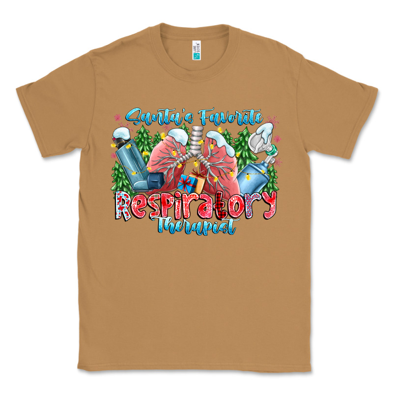 Santa's Favorite Respiratory Therapist Classic Tee by CowhideDigitalArt | Teevron