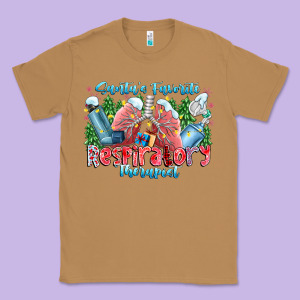 Santa's Favorite Respiratory Therapist Classic Tee Designed By Cowhidedigitalart