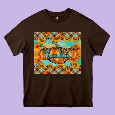 Thankful Pumpkins Heavy Core Tee Designed By Artiststas