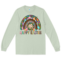 Matcha Happy Easter Rainbow Long Sleeve Tee - BundleAndBundleShop