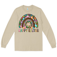 Happy Easter Rainbow Long Sleeve Tee | Teevron