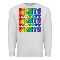 Dove Grey Rights rights rights pride Premium Sweatshirt - CowGirlArtShop