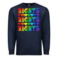 Navy Rights rights rights pride Premium Sweatshirt - CowGirlArtShop