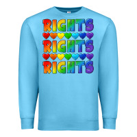 Ocean Blue Rights rights rights pride Premium Sweatshirt - CowGirlArtShop