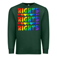 Sports Green Rights rights rights pride Premium Sweatshirt - CowGirlArtShop