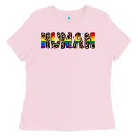 Bubblegum Pink human Ladies Tee - JahusDesignShop