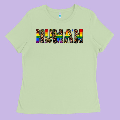 Human Ladies Tee Designed By Jahusdesignshop