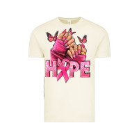 Vintage Arctic Hope Breast Cancer Caucasian hand nails Vintage Tee - NancyCooperArtShop