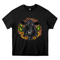 Black black angus cactus sunflower Heavy Core Tee - JahusDesignShop