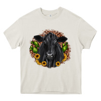Cream black angus cactus sunflower Heavy Core Tee - JahusDesignShop