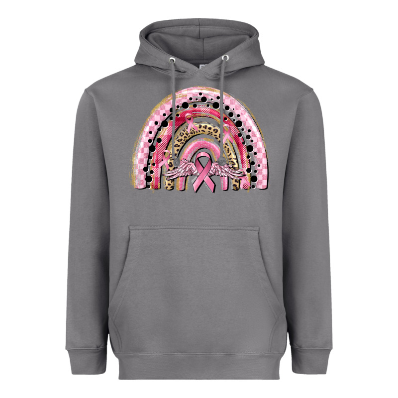 Cancer Rainbow Heavyweight Hoodie by CowGirlArtShop | Teevron