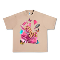 Burro pink nail art hand Urban Heavy Tee - NancyCooperArtShop