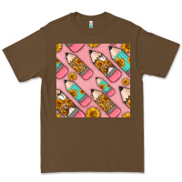 Cacao western pencil seamless pattern Premium Tee - BundleAndBundleShop
