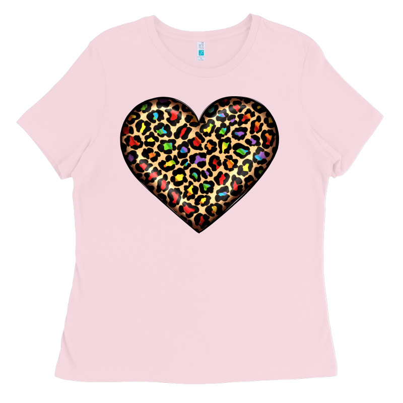 Pride Leopard Heart Ladies Tee by JahusDesignShop | Teevron
