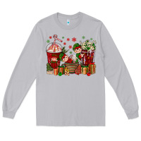 Moon Dust Elf Coffee Cups Christmas Long Sleeve Tee - BundleAndBundleShop