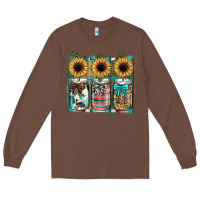 Chestnut mason jar, sunflower Long Sleeve Tee - JahusDesignShop