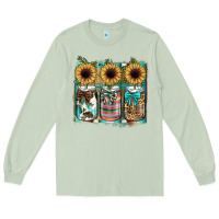 Matcha mason jar, sunflower Long Sleeve Tee - JahusDesignShop