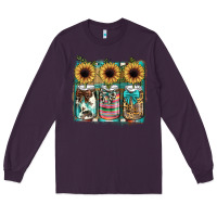 Plum mason jar, sunflower Long Sleeve Tee - JahusDesignShop