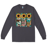 Smoke mason jar, sunflower Long Sleeve Tee - JahusDesignShop