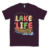 Plum lake life Classic Tee - MaliasSmallBusiness