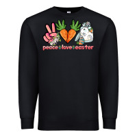 Black Peace love Easter Day Premium Sweatshirt - HowdyJamesFarm