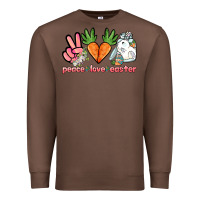 Chestnut Peace love Easter Day Premium Sweatshirt - HowdyJamesFarm