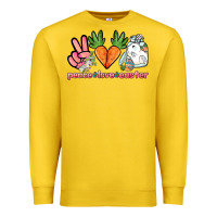 Lemon Peace love Easter Day Premium Sweatshirt - HowdyJamesFarm